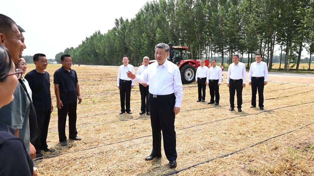 习近平在山东德州考察